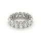 Oval Diamond Eternity Ring in Platinum (6.70ct. tw.)