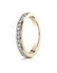 3mm Channel Set Diamond Benchmark Wedding Band