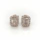 Champagne Diamond Halo Earrings in 14kt. Rose Gold (2.46ct. tw.)