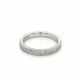 Double Row Micropavé-Set Diamond Ring in 14kt. White Gold (0.70ct. tw.)