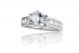 Marquise and Baguette Diamond Engagement Ring Setting in 14k White Gold (1.00ct. tw.)
