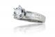Channel Set Diamond Engagement Ring Setting in Platinum (0.50ct. tw.)