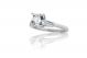 Tapered Baguette Three Stone Diamond Engagement Ring Setting in Platinum (0.32ct. tw.)