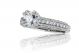Pave Diamond Engagement Ring Setting in 14k White Gold (0.75ct. tw.)