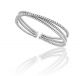 Crisscross Diamond Cuff Bracelet in 18k White Gold (1.25ct. tw)