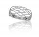 Wide Micropave Diamond Bangle in 14k White Gold (6.50ct. tw.)