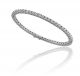 Prong Set Diamond Eternity Cuff Bracelet in 18k White Gold (5.70ct. tw.)