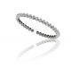 Bezel Set Diamond Cuff Bracelet in 18k White Gold (2.30ct. tw.)