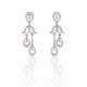 Ladies Diamond Drop Earring in 18k White Gold (1.50ct. tw.)