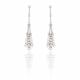 Ladies Diamond Drop Earrings in 18k White Gold (3.00ct. tw.)