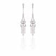 Ladies Diamond Drop Earrings in 18k White Gold (2.70ct. tw.)