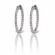 Diamond Hoop Earrings in 14k White Gold (2.10ct. tw.)