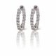 Diamond Hoop Earrings in 14k White Gold (1.65ct. tw.)