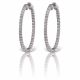 Diamond Hoop Earrings in 14k White Gold (2.25ct. tw.)