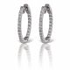 Diamond Hoop Earrings in 14k White Gold (1.25ct. tw.)