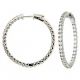 Diamond Hoop Earrings in 14k White Gold (3.60ct. tw.)