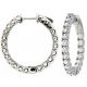 Diamond Hoop Earrings in 14k White Gold (2.85ct. tw.)