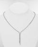 Ladies Diamond Lariat Necklace in 18k White Gold (3.00ct. tw.)