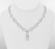 Ladies Diamond Necklace in 18k White Gold (4.00ct. tw.)