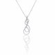 Diamond Teardrop Pendant in 18k White Gold (0.75ct. tw.)