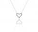 Diamond Heart Pendant in 14k White Gold (0.80ct. tw.)