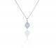 Illusion Set Diamond Pendant in 18k White Gold (0.69ct. tw.)