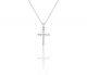 Diamond Cross Pendant in 14k White Gold (0.55ct. tw.)