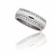Channel Set Double Row Diamond Etermity Band in 18kt White Gold (1.50ct. tw.)