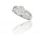 Illusion Set Diamond Ring in 18k White Gold (1.58ct. tw.)