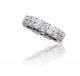 Channel Set Round and Baguette Diamond Eternity Ring