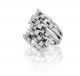 Prong Set Ladies Right Hand Ring in 18k White Gold (1.10ct. tw.)