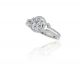 Illusion Set Diamond Halo Ring in 18k White Gold (0.95ct. tw.)