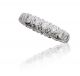 Bar Set Round Diamond Eternity Ring 