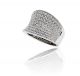 Multi-Row Micropave Diamond Ring in 18k White Gold (2.50ct. tw.)