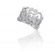 Diamond Scroll Design Ring in 18k White Gold (1.30ct. tw.)