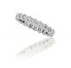 Bezel Set Milgrain Diamond Ring in 14k White Gold (0.90ct. tw.)