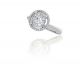 Illusion Set Diamond Halo Ring in 18k White Gold (0.75ct. tw.)