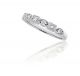 Milgrain Marquise and Princess Cut Diamond Ring in 14k White Gold (0.44ct. tw.)