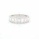 Emerald Cut Seven Stone Diamond Ring in Platinum (2.17ct.tw.)