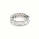 Asscher Cut Diamond Eternity Band in 18kt. White Gold (5.70ct. tw.)