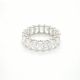 Radiant Cut Diamond Eternity Band in 18kt. White Gold (7.65ct. tw.)