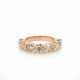 Champagne Diamond Seven Stone Diamond Ring in 14kt. Rose Gold (3.60ct. tw.)