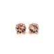 Round Morganite Stud Earrings in 14kt. Rose Gold (2.19ct. tw.)