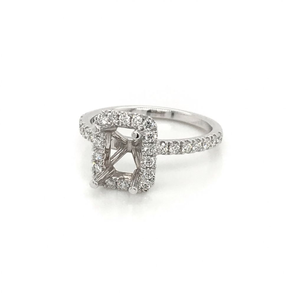 Emerald cut ring mountings store