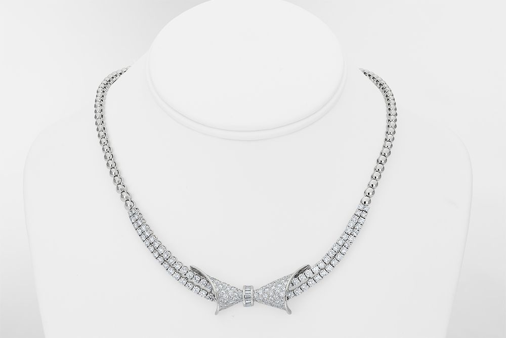 Buy YANA SILVER JEWELLERY Bow Tie Silver Pendant Chain Online at Best  Prices in India - JioMart.