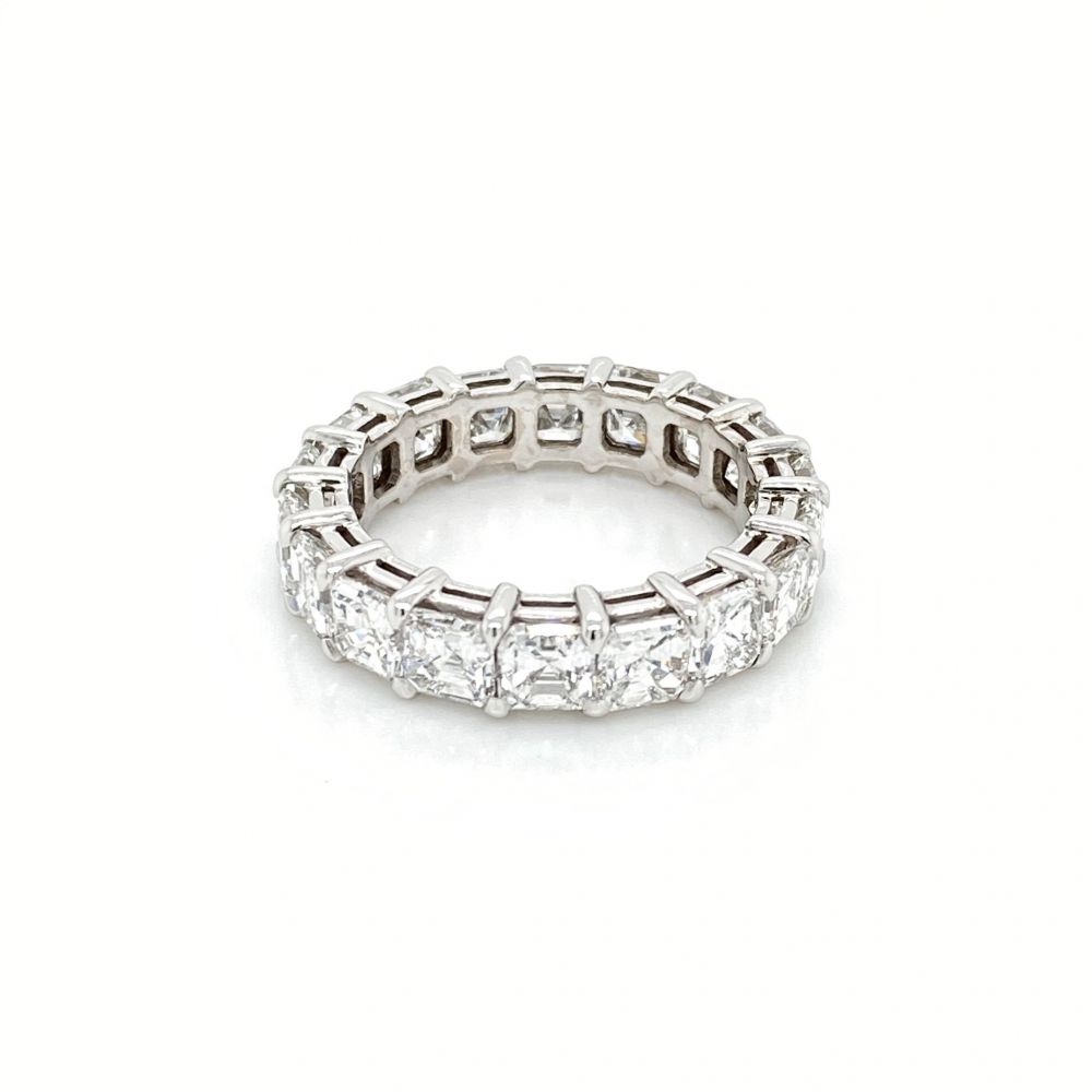 Asscher Cut Diamond Eternity Band | The Perfect Setting, Inc